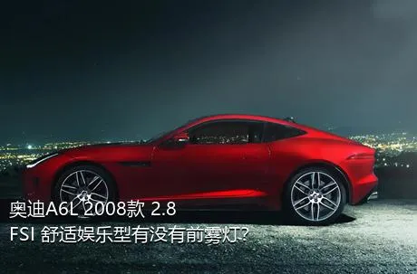 奥迪A6L 2008款 2.8 FSI 舒适娱乐型有没有前雾灯？