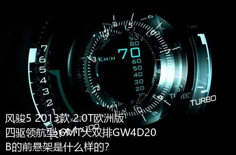 风骏5 2013款 2.0T欧洲版 四驱领航型 6MT大双排GW4D20B的前悬架是什么样的？