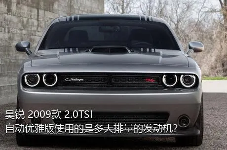 昊锐 2009款 2.0TSI 自动优雅版使用的是多大排量的发动机？