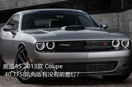 奥迪A5 2013款 Coupe 40 TFSI风尚版有没有前雾灯？