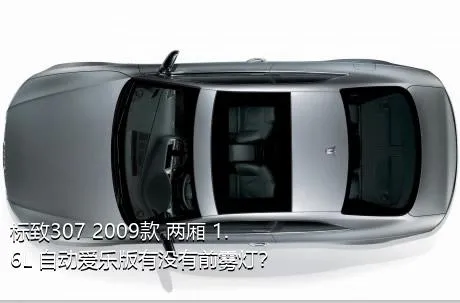 标致307 2009款 两厢 1.6L 自动爱乐版有没有前雾灯？