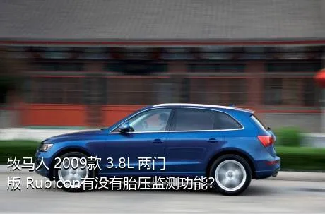 牧马人 2009款 3.8L 两门版 Rubicon有没有胎压监测功能？