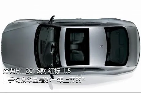 哈弗H1 2016款 红标 1.5L 手动豪华型是哪一年上市的？