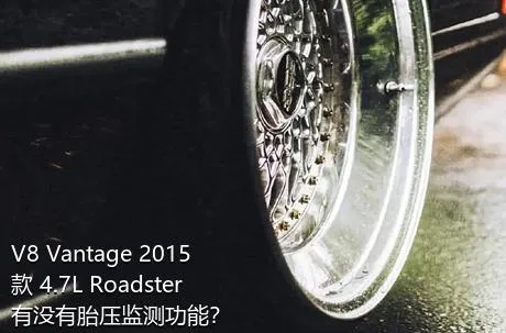 V8 Vantage 2015款 4.7L Roadster有没有胎压监测功能？