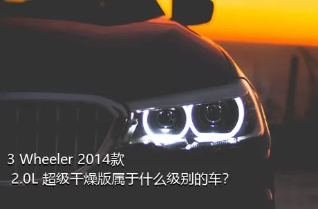 3 Wheeler 2014款 2.0L 超级干燥版属于什么级别的车？