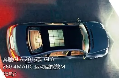 奔驰GLA 2016款 GLA 260 4MATIC 运动型能放MP3吗？