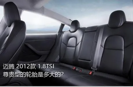 迈腾 2012款 1.8TSI 尊贵型的轮胎是多大的？