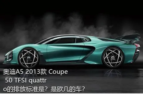 奥迪A5 2013款 Coupe 50 TFSI quattro的排放标准是？是欧几的车？