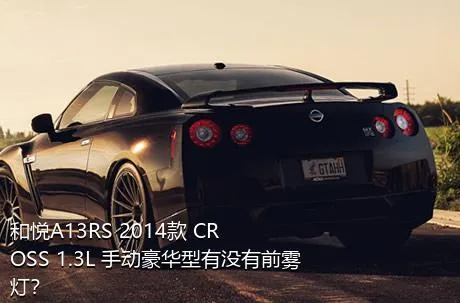 和悦A13RS 2014款 CROSS 1.3L 手动豪华型有没有前雾灯？