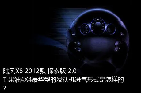 陆风X8 2012款 探索版 2.0T 柴油4X4豪华型的发动机进气形式是怎样的？