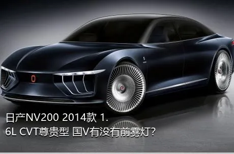 日产NV200 2014款 1.6L CVT尊贵型 国V有没有前雾灯？