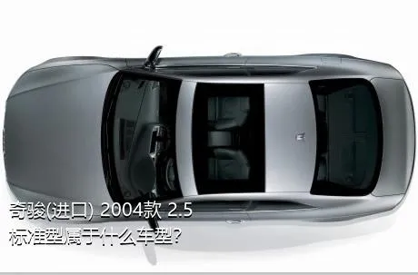 奇骏(进口) 2004款 2.5 标准型属于什么车型？