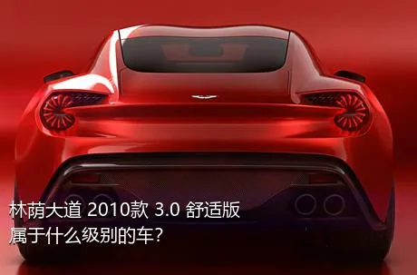 林荫大道 2010款 3.0 舒适版属于什么级别的车？