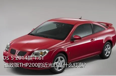 DS 5 2014款 1.6T 雅致版THP200的近光灯是什么灯泡？