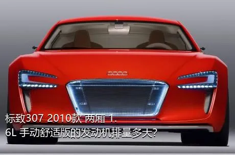 标致307 2010款 两厢 1.6L 手动舒适版的发动机排量多大？