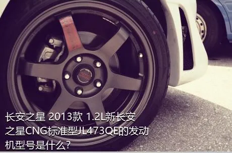 长安之星 2013款 1.2L新长安之星CNG标准型JL473QE的发动机型号是什么？