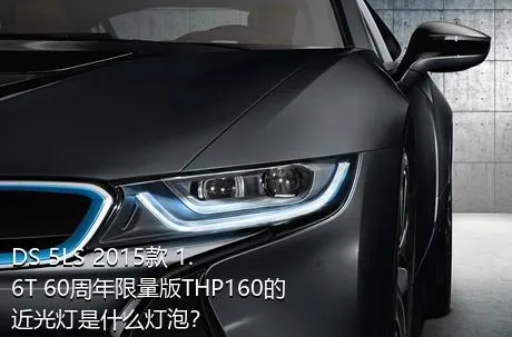 DS 5LS 2015款 1.6T 60周年限量版THP160的近光灯是什么灯泡？