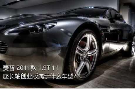 菱智 2011款 1.9T 11座长轴创业版属于什么车型？