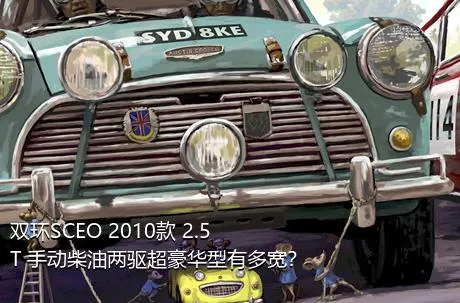 双环SCEO 2010款 2.5T 手动柴油两驱超豪华型有多宽？