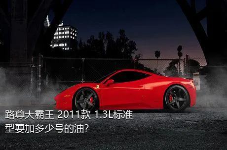 路尊大霸王 2011款 1.3L标准型要加多少号的油？