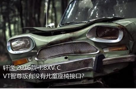 轩逸 2016款 1.8XV CVT智尊版有没有儿童座椅接口？