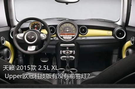 天籁 2015款 2.5L XL Upper欧冠科技版有没有前雾灯？