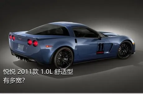 悦悦 2011款 1.0L 舒适型有多宽？