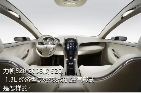 力帆520 2008款 520i 1.3L 经济型DX的发动机进气形式是怎样的？