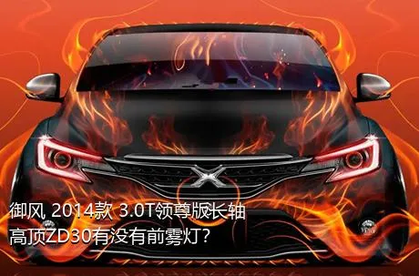 御风 2014款 3.0T领尊版长轴高顶ZD30有没有前雾灯？