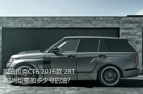 凯迪拉克CT6 2016款 28T 时尚型要加多少号的油？