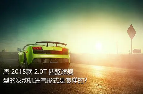 唐 2015款 2.0T 四驱旗舰型的发动机进气形式是怎样的？