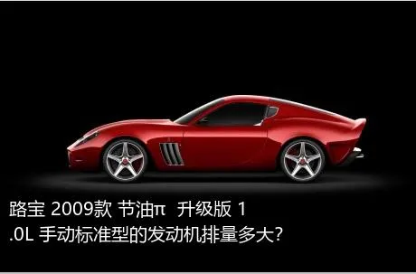 路宝 2009款 节油π  升级版 1.0L 手动标准型的发动机排量多大？