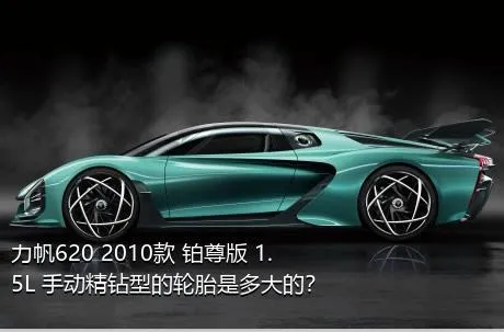 力帆620 2010款 铂尊版 1.5L 手动精钻型的轮胎是多大的？