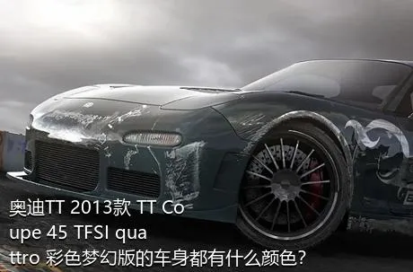 奥迪TT 2013款 TT Coupe 45 TFSI quattro 彩色梦幻版的车身都有什么颜色？