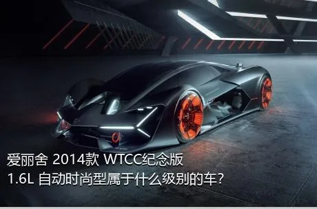 爱丽舍 2014款 WTCC纪念版 1.6L 自动时尚型属于什么级别的车？