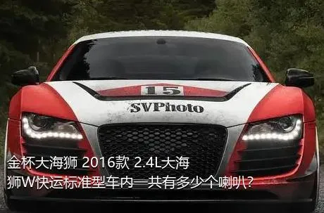 金杯大海狮 2016款 2.4L大海狮W快运标准型车内一共有多少个喇叭？