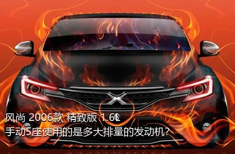 风尚 2006款 精致版 1.6L 手动5座使用的是多大排量的发动机？