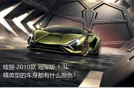 炫丽 2010款 冠军版 1.3L 精英型的车身都有什么颜色？