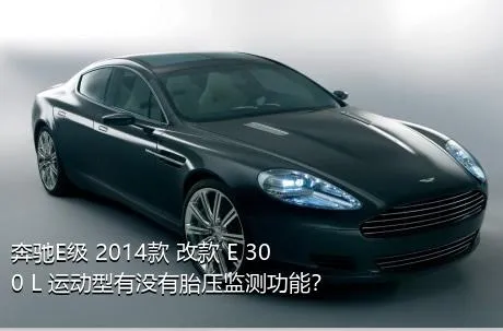 奔驰E级 2014款 改款 E 300 L 运动型有没有胎压监测功能？