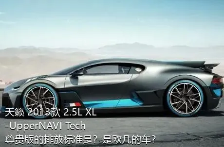 天籁 2013款 2.5L XL-UpperNAVI Tech尊贵版的排放标准是？是欧几的车？