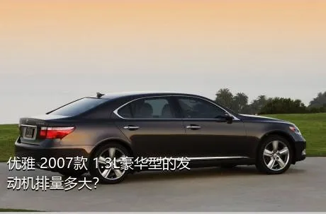 优雅 2007款 1.3L豪华型的发动机排量多大？