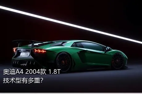 奥迪A4 2004款 1.8T 技术型有多重？