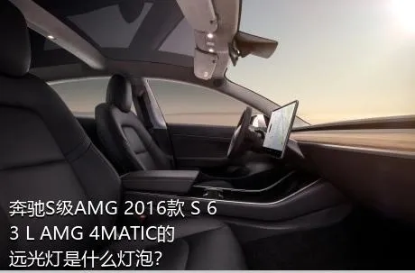 奔驰S级AMG 2016款 S 63 L AMG 4MATIC的远光灯是什么灯泡？