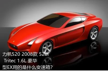 力帆520 2008款 520i Tritec 1.6L 豪华型EX用的是什么变速箱？