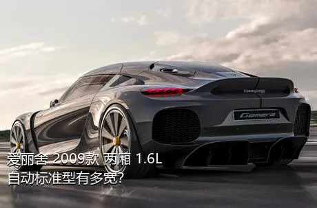 爱丽舍 2009款 两厢 1.6L 自动标准型有多宽？