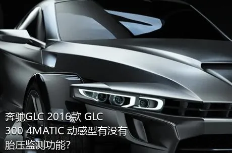 奔驰GLC 2016款 GLC 300 4MATIC 动感型有没有胎压监测功能？