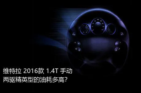 维特拉 2016款 1.4T 手动两驱精英型的油耗多高？