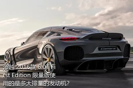 添越 2016款 6.0T First Edition 限量版使用的是多大排量的发动机？