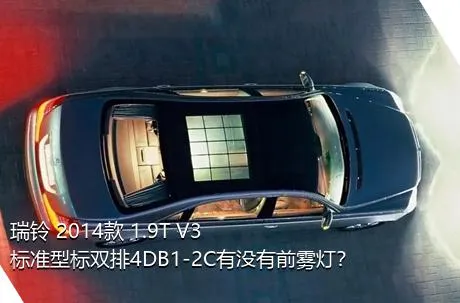 瑞铃 2014款 1.9T V3标准型标双排4DB1-2C有没有前雾灯？