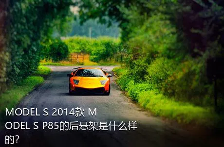 MODEL S 2014款 MODEL S P85的后悬架是什么样的？